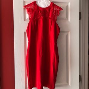 Express red dress